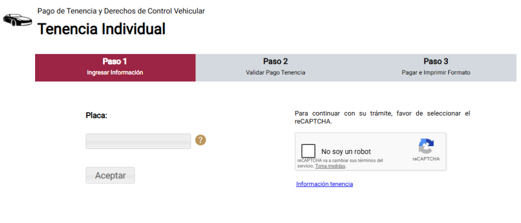 tenencia edomex